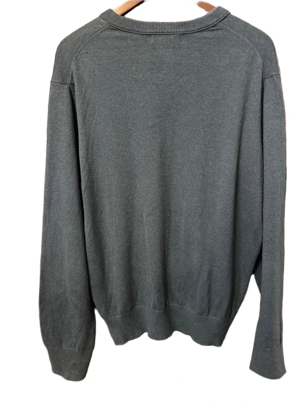 Banana Republic Cotton Cashmere Men's V-Neck Sweater in Blue Size XL